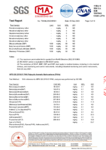 PAHS AND ROHS test 3