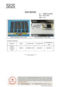 friction coefficient sgs test 4